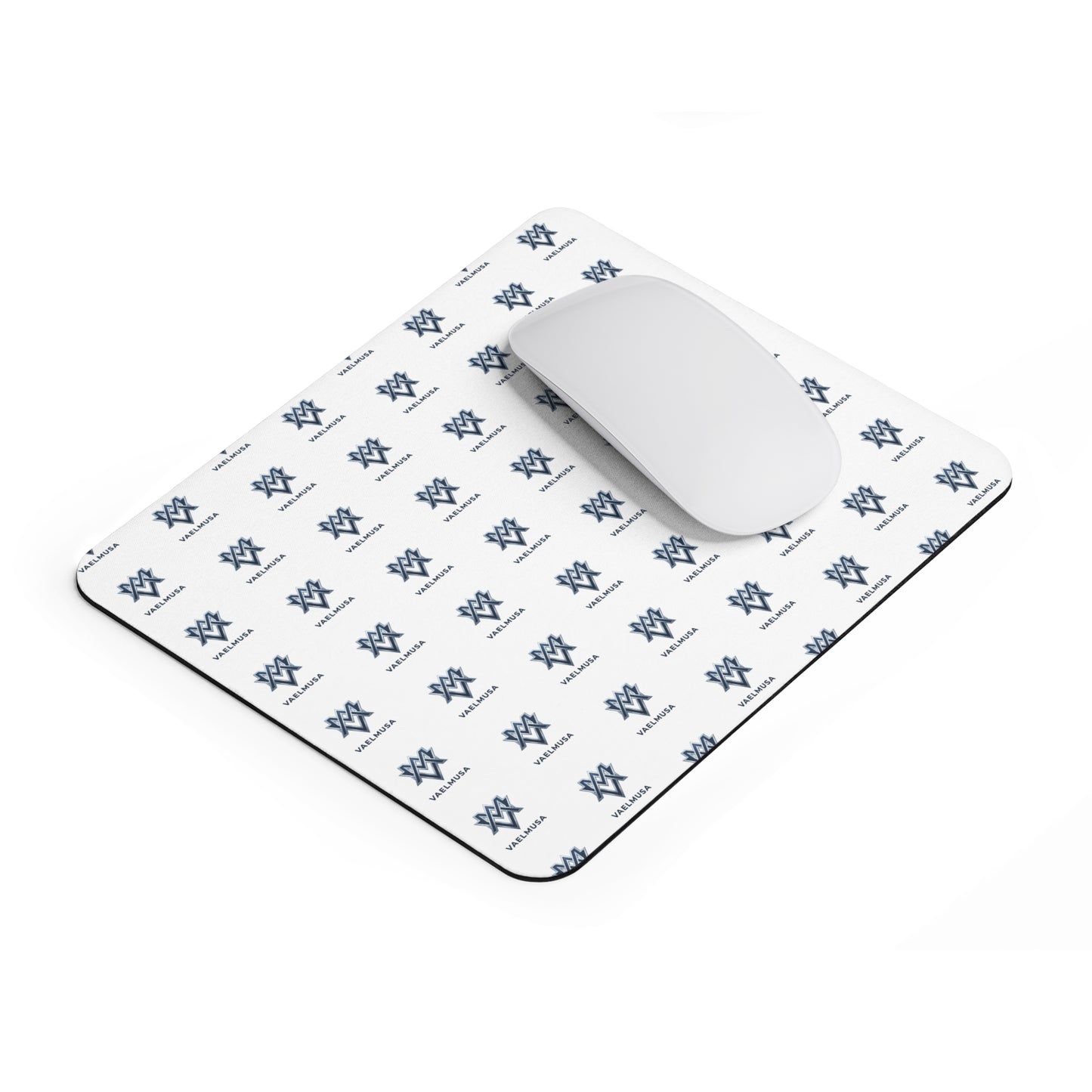 Tapis de souris minimaliste à motif marine — Tapis de bureau à logo répété pour le bureau et la maison